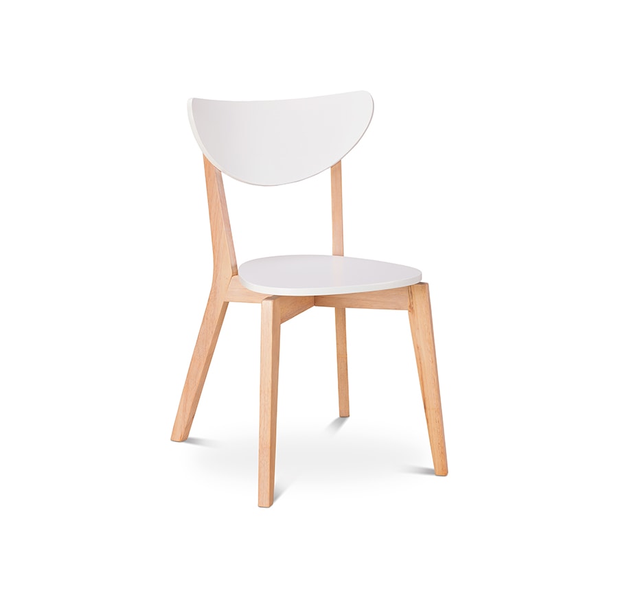 White wooden chair