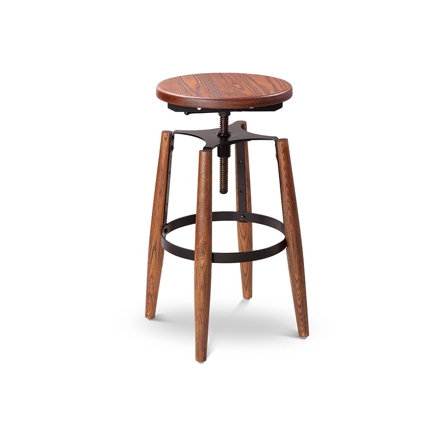 Brown rotating chair